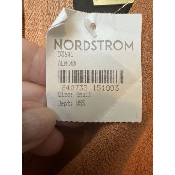 Alexia Admor Naomi V-Neck Dress Orange Size Small - Picture 5 of 6